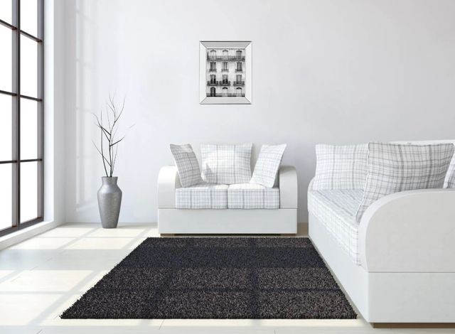 Classy Art Across the Street I by Laura Marshall Mirror Framed Wall Art-2