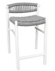 CabanaCoast® Customizable Breezeway Aluminum Outdoor Balcony Stool-0