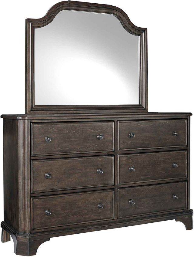 Signature Design by Ashley® Adinton 2-Piece Brown King Panel Bed Set-2