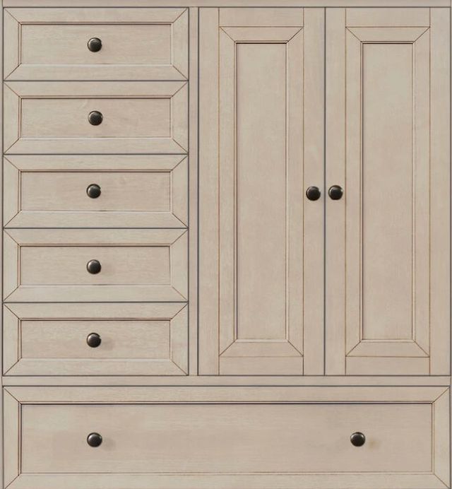 Intercon San Mateo Youth Rustic White Chifferobe-2