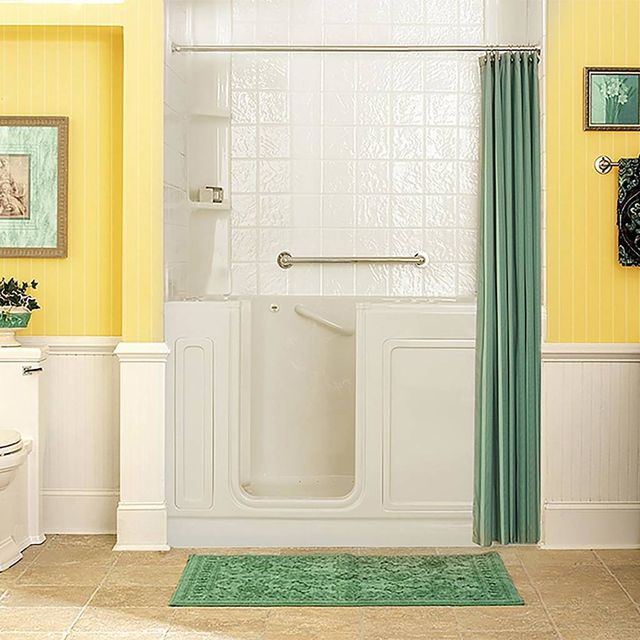 American Standard Luxury Series Linen Alcove Walk-In Combination Bathtub-3