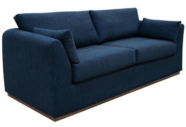 International Furniture Direct Vallarta Navy Blue Sofa-0