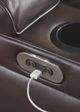 Signature Design by Ashley® Warnerton Chocolate Power Recliner with Adjustable Headrest-3