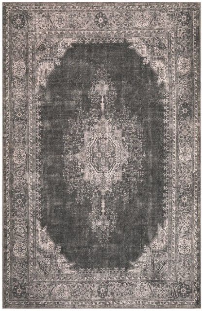 KAS Rugs London Grey Lauren 5'x8' Area Rug-0
