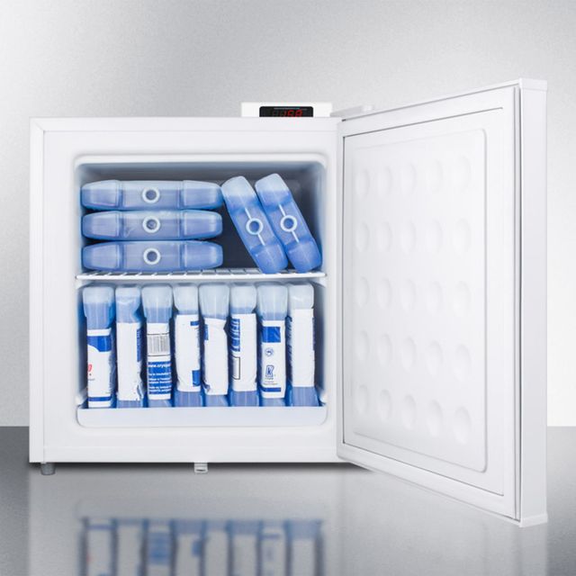 Accucold® by Summit® VAC Series 19" 1.4 Cu. Ft. White Compact All Freezer-2