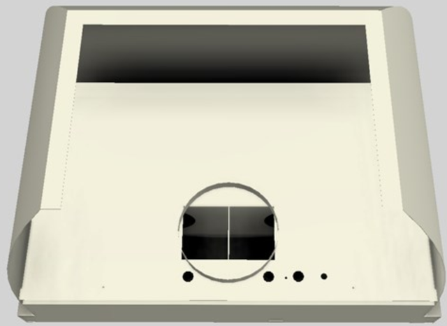 Vent-A-Hood® Designer Series 36" Biscuit Wall Mounted Range Hood-2
