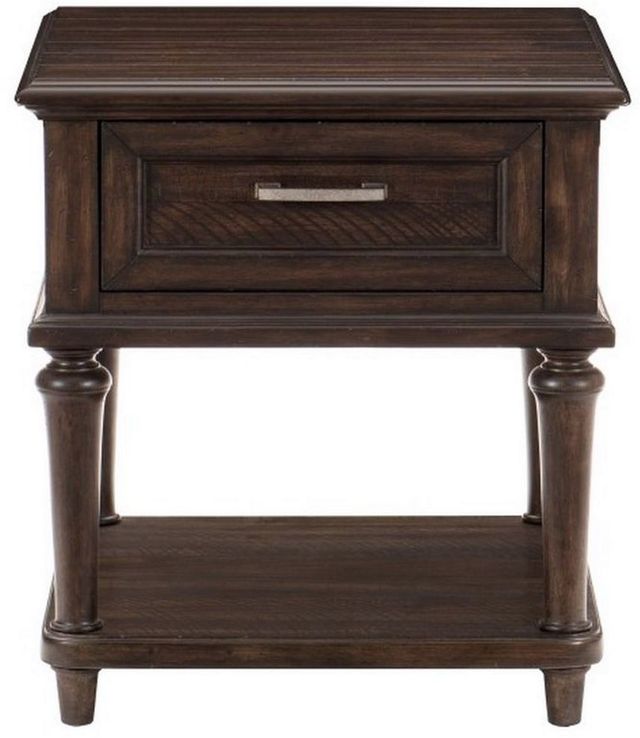 Homelegance® Cardano Driftwood Charcoal End Table-2