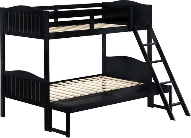 Coaster® Arlo Black Twin/Full Bunk Bed-0
