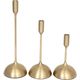 Renwil® Ferris Set of 3 Gold Candle Holders-2