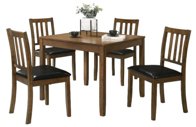 Coaster® Parkwood 5-Piece Honey Brown Dining Set-0