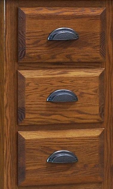 Wolfcraft Furniture Summit Brown 3-Drawer Narrow Nightstand-1