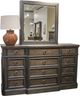 Signature Design by Ashley® Bannette Dark Brown Dresser and Mirror-0