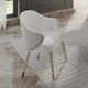 ACME Furniture Charity 2-Piece Gray Oak/White Upholstered Dining Side Chair Set-1