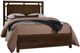 Vaughan-Bassett Lodge & Loft Dark Oak King Floating Panel Storage Bed-0