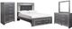 Signature Design by Ashley® Lodanna 3-Piece Gray Full Panel Bed Set-0