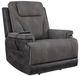 Signature Design by Ashley® Serenity Zone Slate Power Recliner Lift Chair-0
