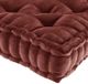 Olliix by Intelligent Design Azza Spice 20" x 20" Poly Chenille Square Floor Pillow Cushion-2