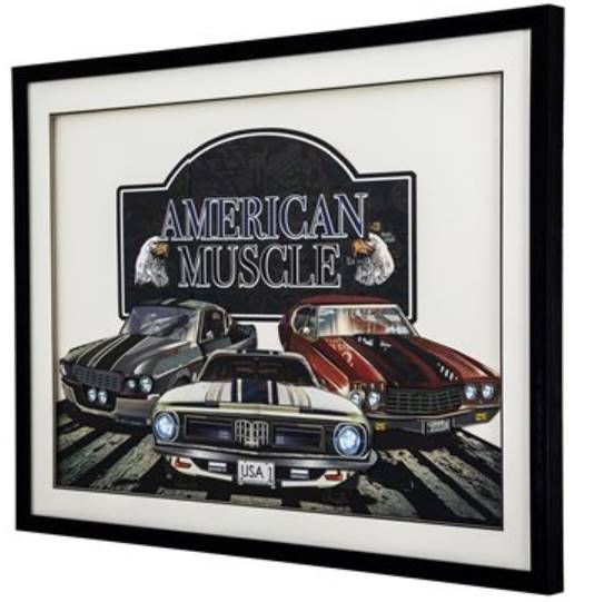 YHD American Muscle Wall Art-2