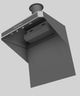 Vent-A-Hood® A Series 36" Gunsmoke Retro Style Wall Mounted Range Hood-1
