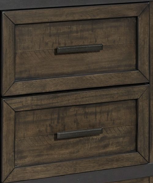 Liberty Furniture Thornwood Hills Rock Beaten Brown Youth Nightstand-2
