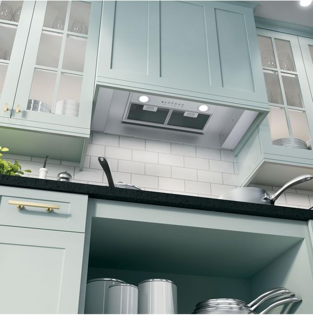 GE® 20" Stainless Steel Custom Wall Hood-4