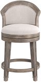 HH2 Home Monae Dark Gray Counter Height Swivel Stool-1