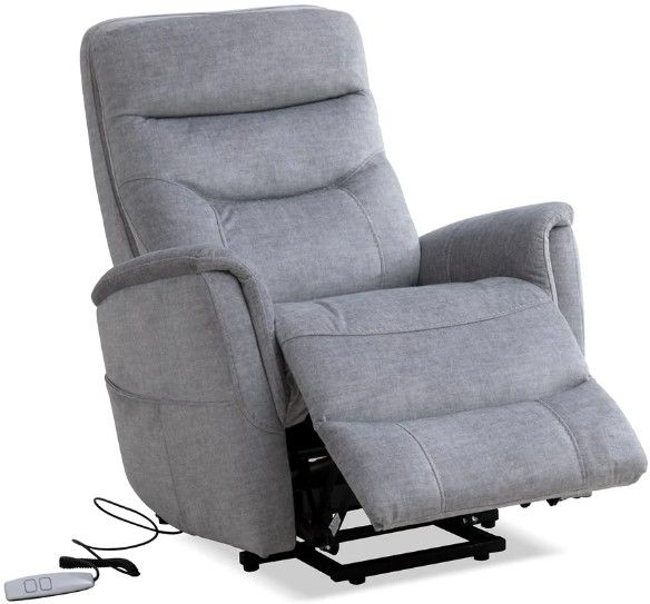 Parker House® Gemini Capri Silver Power Lift Recliner-2
