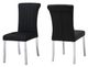 Furniture of America® Holstebro 2-Piece Silver/Black Side Chair-0