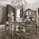 ACME Furniture Versailles Antique Platinum Executive Computer Desk with Hutch-1