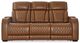 Ashley® Boyington Caramel Power Reclining Sofa-2