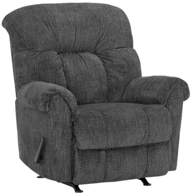 Franklin™ Darwin Recruit Charcoal Manual Swivel Rocker Recliner-0