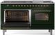 Ilve® Nostalgie II Series 60" Emerald Green Pro Style Dual Fuel Range-2