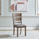 Liberty Furniture Brook Bay Gray/Sandstone Slat Back Side Chair-1