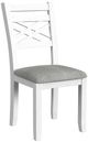 Elements International Brooks 6-Piece Brown/Gray/White Dining Table Set-4