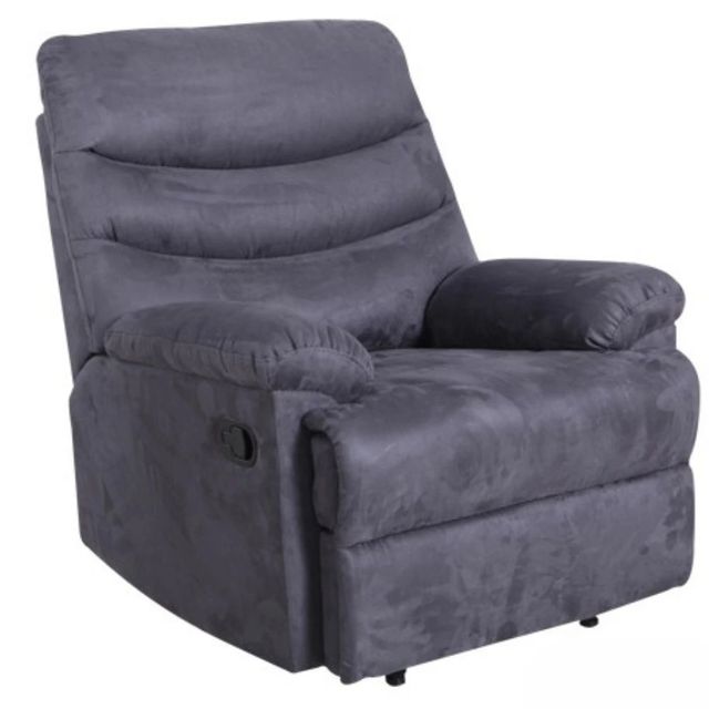American Wholesale Furniture Lucas Gray Power Recliner-0