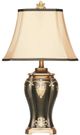 H & H Lamp Black & Gold Lamp-0