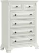 Elements International Bridgestone Antique White Chest-0