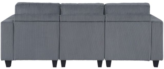 Homelegance® Walterboro Dark Gray 89'' Sofa with Storage and Charging Ports-3
