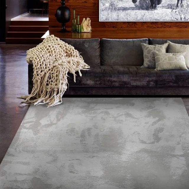 Renwil® Smudge Off-White 1'x1' Throw Rug-3