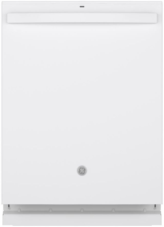 GE® 24" White Built In Dishwasher-0