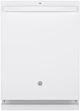 GE® 24" White Built In Dishwasher-0