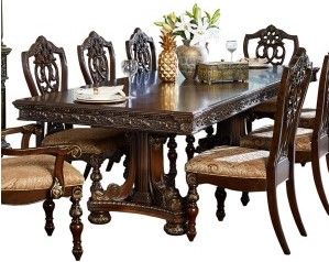 Mazin Furniture Catalonia Dark Cherry Dining Table-4