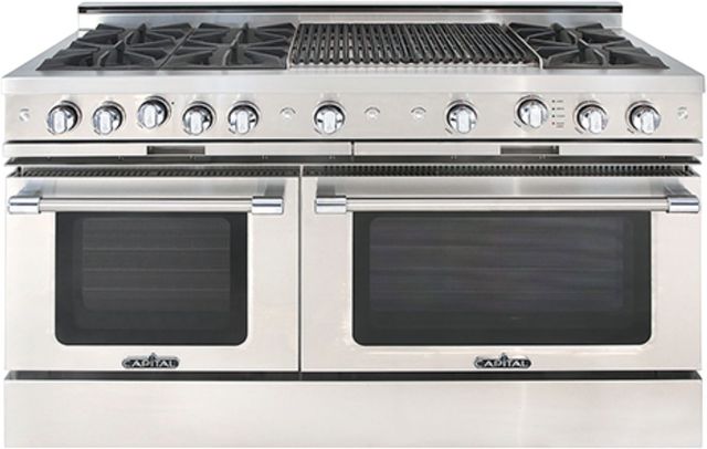 Capital Cooking™ Culinarian 60" Stainless Steel Pro Style Gas Range-0