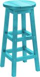 C.R. Plastic Generation Line Turquoise 31" Swivel Bar Stool-0