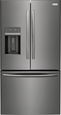 Frigidaire Gallery® 36 in. 27.8 Cu. Ft. Smudge-Proof® Black Stainless Steel French Door Refrigerator