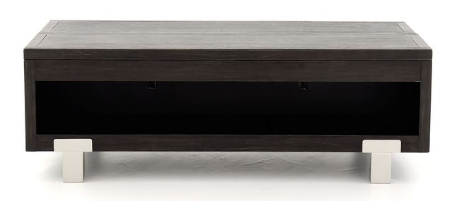 Signature Design by Ashley® Chisago Black Lift-Top Coffee Table with Nickel Base-3
