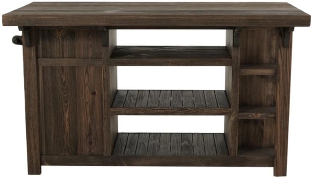 International Furniture Direct Dutton Brown Kitchen Island-3