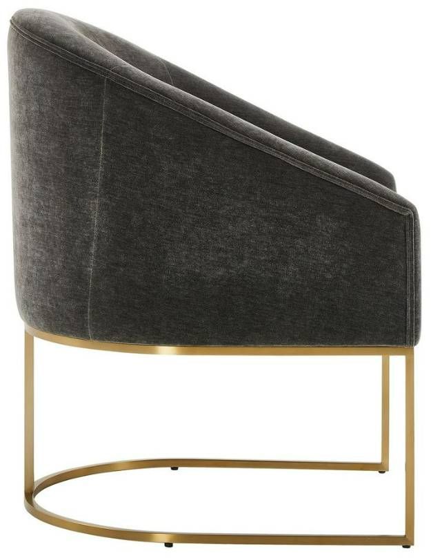 Uttermost® Hanni Charcoal Dining Arm Chair-4