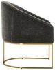 Uttermost® Hanni Charcoal Dining Arm Chair-4