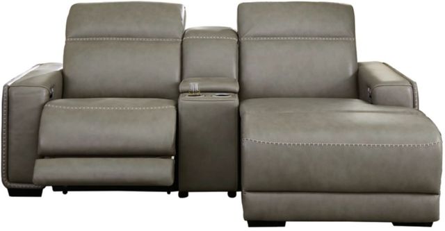 Signature Design by Ashley® Correze 3-Piece Gray Power Reclining Right Arm Facing Sectional and Chaise-0